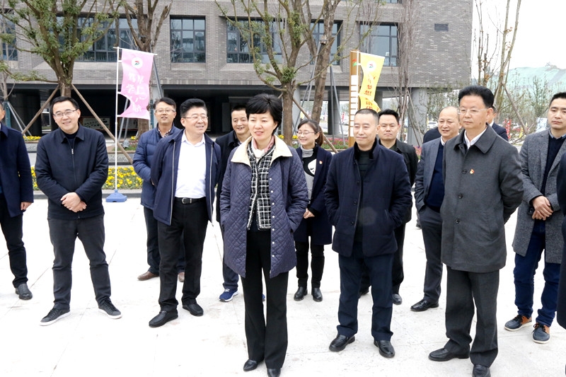 市委常委、組織部部長(zhǎng)劉敏率領(lǐng)我市的省第十一次黨代會(huì)代表團(tuán)蒞臨我公司經(jīng)略長(zhǎng)豐、衛(wèi)康院項(xiàng)目進(jìn)行調(diào)研視察