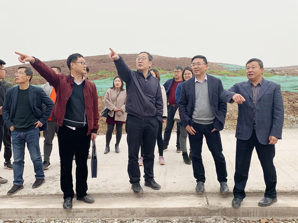 市委常委、高新區(qū)黨工委書記張邦舉率隊調(diào)研督導(dǎo)公司南湖生態(tài)城片區(qū)項目建設(shè)
