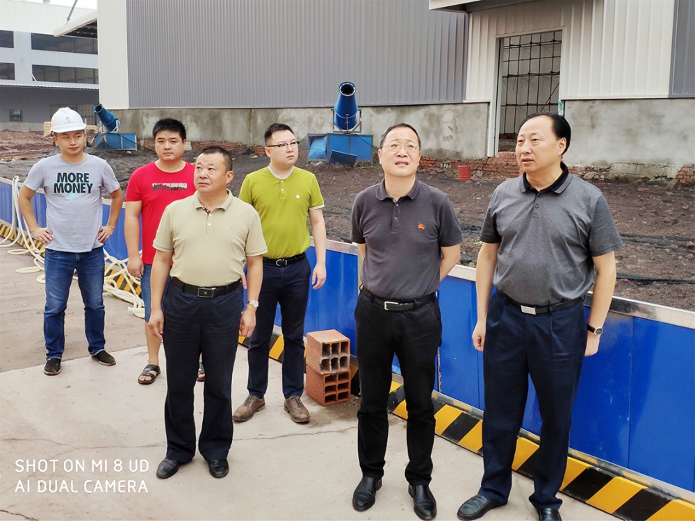 市委常委、高新區(qū)黨工委書記張邦舉視察公司在建項(xiàng)目
