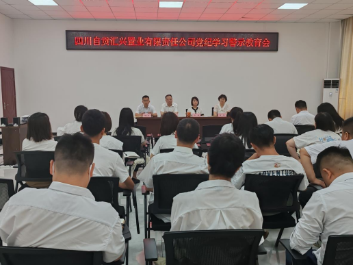 匯興置業(yè)黨支部開展黨紀(jì)學(xué)習(xí)警示教育主題黨日活動