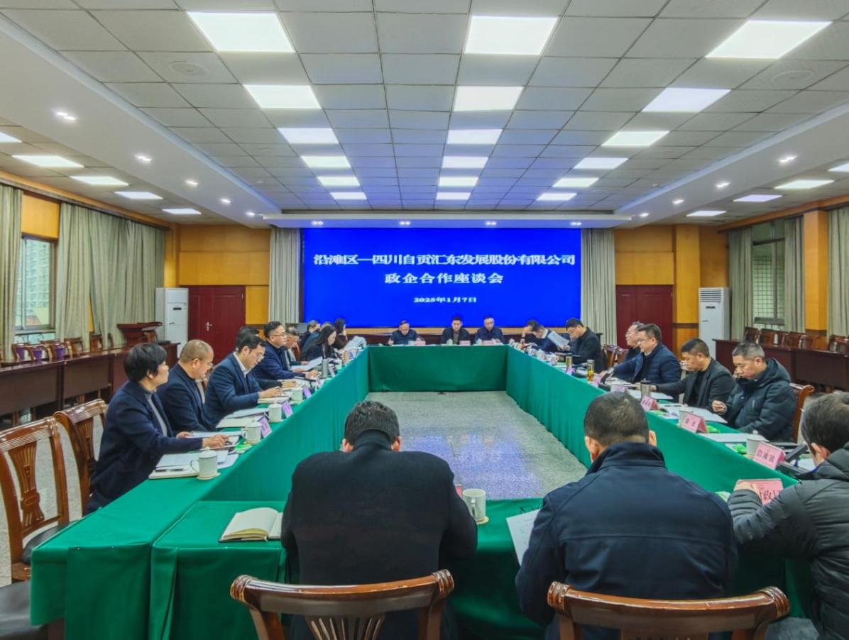 政企同心 聚力同行 | 自貢市沿灘區(qū)人民政府和四川自貢匯東發(fā)展股份有限公司舉行政企合作座談會(huì)
